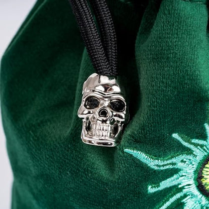 Green Large Dice Bag D&D Cute Storage Bag for Role Playing Games (2.11 Ounce)