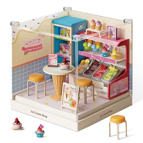 Ice Cream Shop Super Miniature House Kit