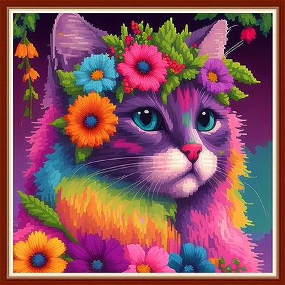 Stamped Cross Stitch Kits Full Range of Embroidery Patterns Starter Kits for Beginners Adult DIY Cross Stitches Needlepoint Kits 11CT