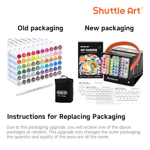61 Colors Alcohol Markers (61 Count)