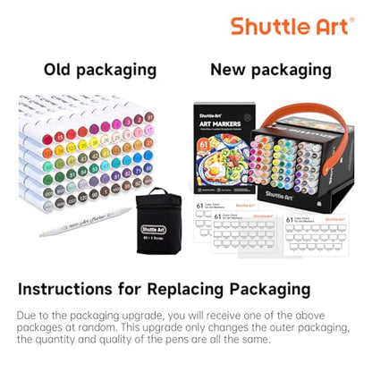 61 Colors Alcohol Markers (61 Count)