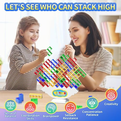 48Pcs Balance Stacking Blocks Game (48 Count)