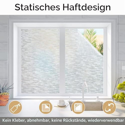 Window Privacy Film (19.3471 Sq Ft)