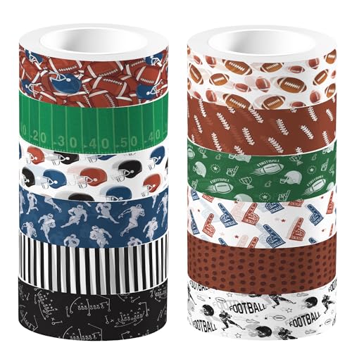 12 Rolls Sports Washi Tape (200 Foot)