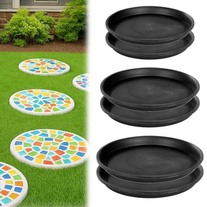 6 Pcs Stepping Stone Mold Set