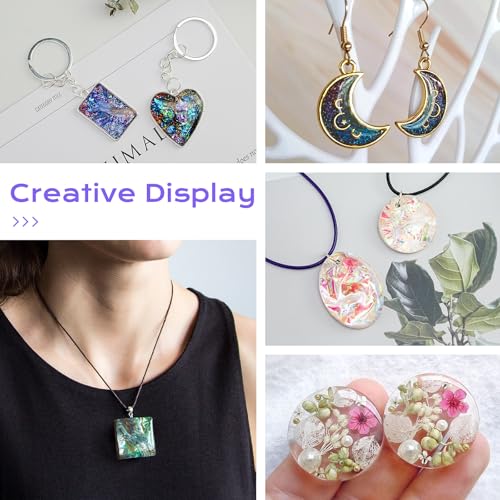 300g UV Resin Molds Kit with Light for Jewelry Making