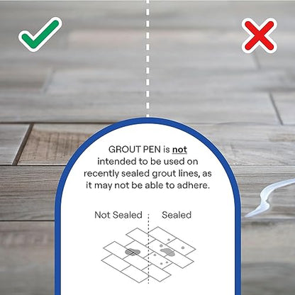 Grout Pen Cream Tile Grout Paint Marker Restorer