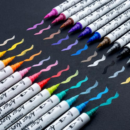 24 Colors Fine and Brush Dual (24 Count)