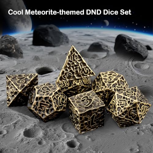 Metal DND Dice Set (7 Count)