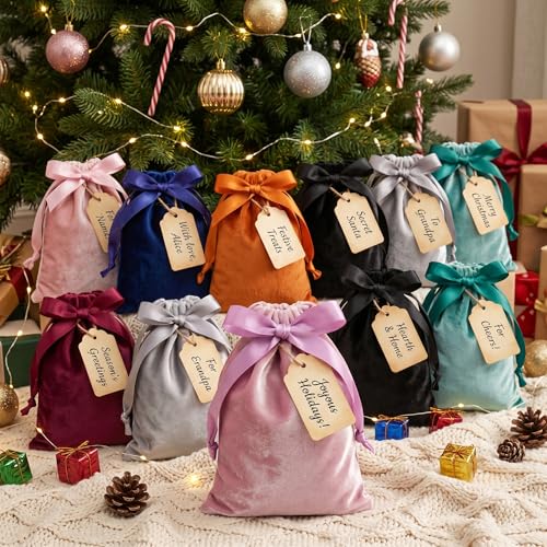 16 Pcs Colorful Dice Bags (16 Count)