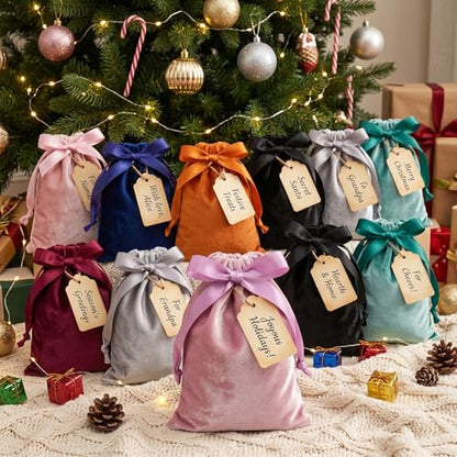 16 Pcs Colorful Dice Bags (16 Count)