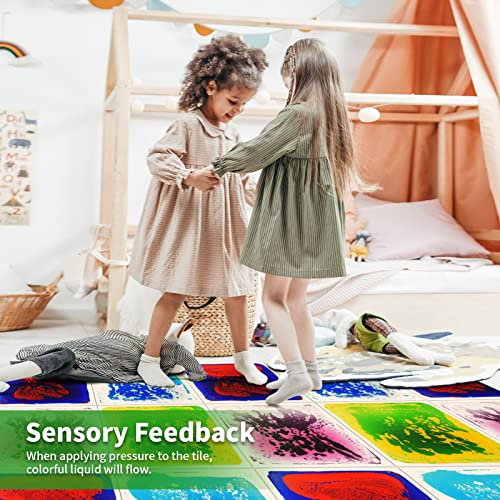 12" X 12" Sensory Tiles for Activity Play Centers for Children