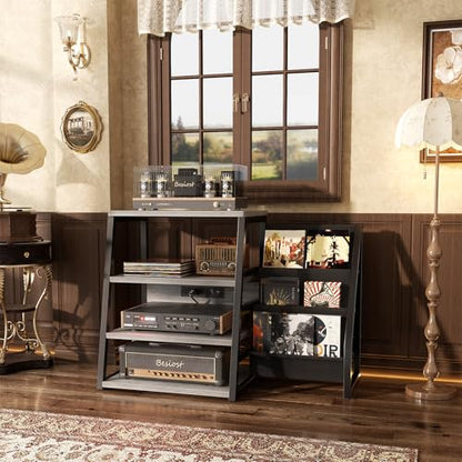 AV Media Stand with Outlets