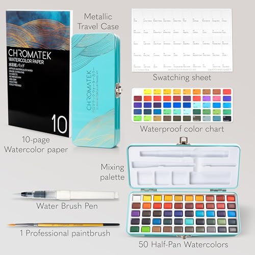 Watercolor Paint Set (128 Count)