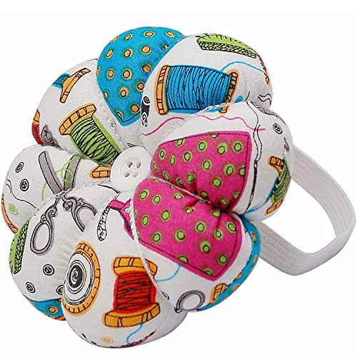 Wrist Pin Cushions Sewing Needle Cushion Holder Band Wearable Pincushions for Sewing