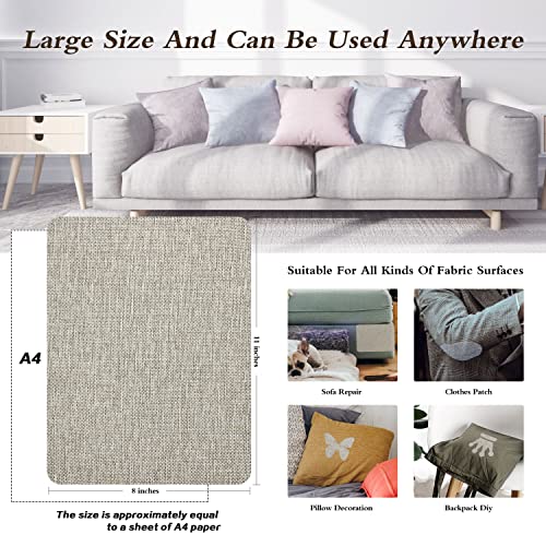 Coarse Linen Repair Patches