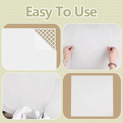 24 Pcs Mosaic Grid Tile Mesh with Adhesive Backing (24 Count)