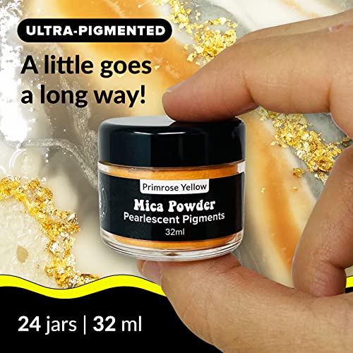Mica Powder Pigment Powder for Epoxy Resin (25.96 Fl Oz)