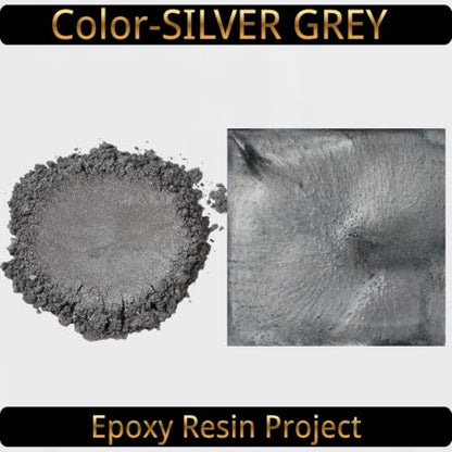 Mica Powder Silver Grey