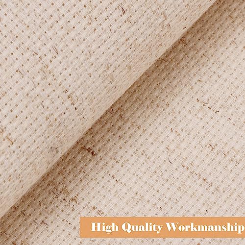 6 Pieces Aida Cloth 14 Count Linen Cross Stitch Fabric