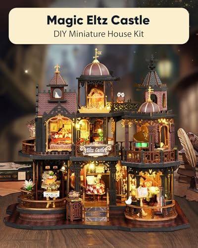 DIY Miniature House Kit Dollhouse Kit for Adults to Build Mini Magic House