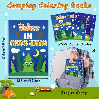 Camping Coloring Books (24 Count)