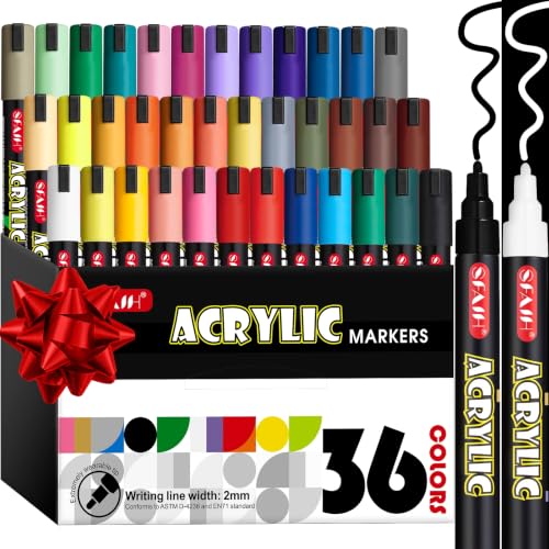 Acrylic Creative Markers (36 Count)