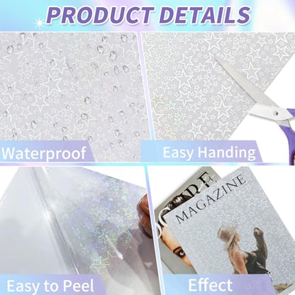 36 Sheets Holographic Sticker Paper