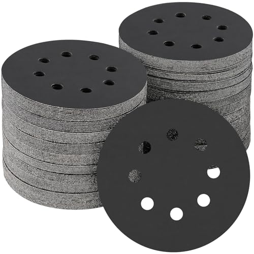 100PCS 5 Inch Sanding Discs 1000Grit Random Orbit Sander Sandpaper (100 Count)
