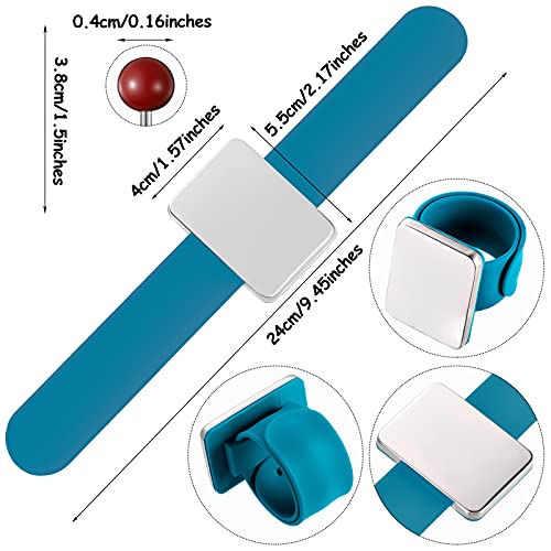 Magnetic Wrist Sewing Pincushion with 100 Pcs 1.5" Pins