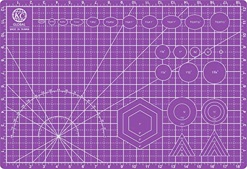 A3 (19"x13") Professional Grade Self-Healing Cutting Mat (Purple) - Odor-Free, Double-Sided, Eco-Friendly, Non-Slip, Premium Desk mat for DIY, Crafting, Model Building,and Art Projects