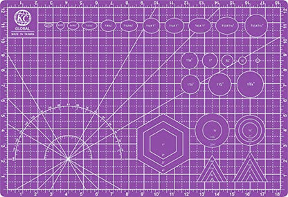 A3 (19"x13") Professional Grade Self-Healing Cutting Mat (Purple) - Odor-Free, Double-Sided, Eco-Friendly, Non-Slip, Premium Desk mat for DIY, Crafting, Model Building,and Art Projects