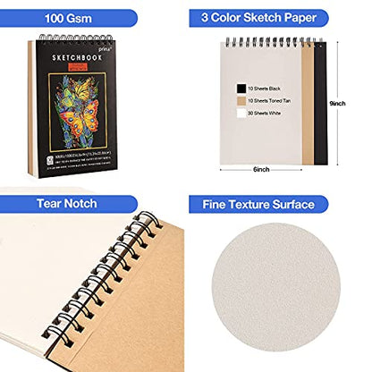 76 Pack Drawing Set Sketching Kit