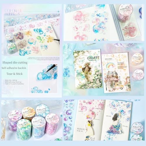 PET Tape Stickers for Journaling