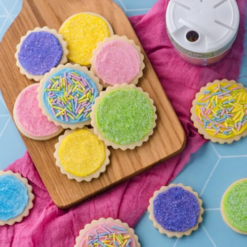 Dye Free Pastel Sprinkles 6 Cell (2.75 Ounce)