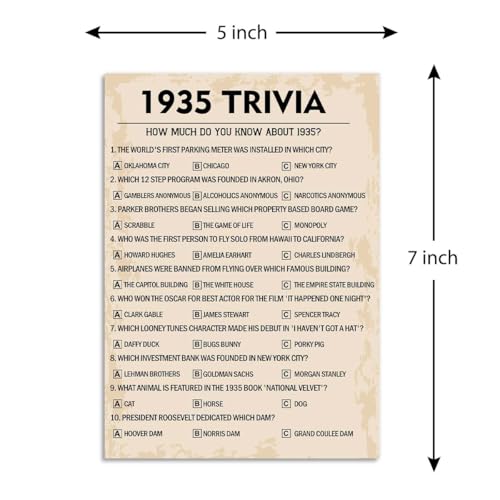 90th Birthday Party Games (31 Count)