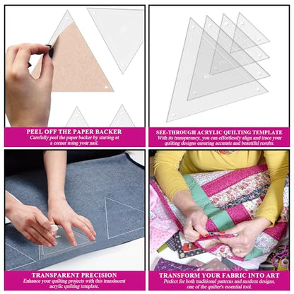 Quilting Acrylic Template Set (4 Count)