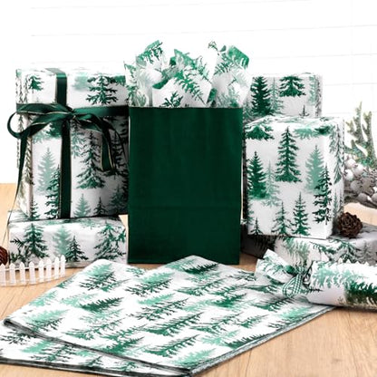 100 Sheets Christmas Tree Tissue Paper