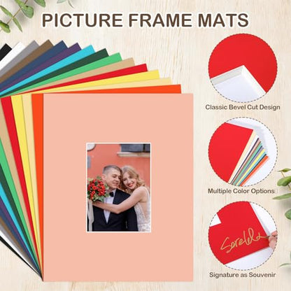 15 Pack 11x14 Picture Mats for 5x7 Photos