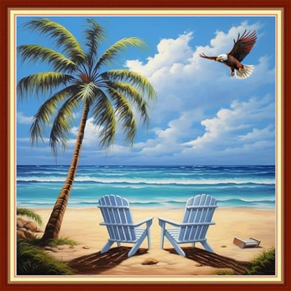 Cross Stitch Kits Stamped Full Range of Embroidery Starter Kits for Beginners Adult DIY 11CT