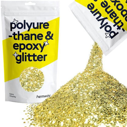 Resin Glitter Sand Gold 100g Extra Chunky (3.5274 Ounce)