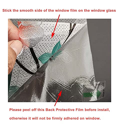 Static Cling Decorative Window Privacy Film (19.43 Sq Ft)
