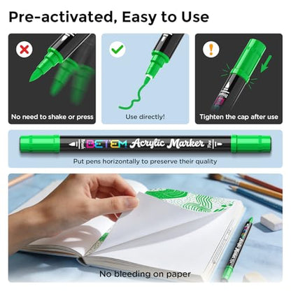 2 Paint Markers for Glass (10 Count)