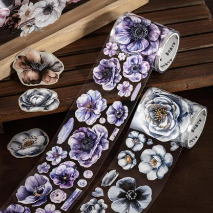6 Rolls Floral Washi Tape Set