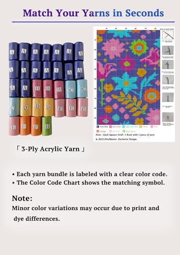 Floral Latch Hook Rug Kits for Adults