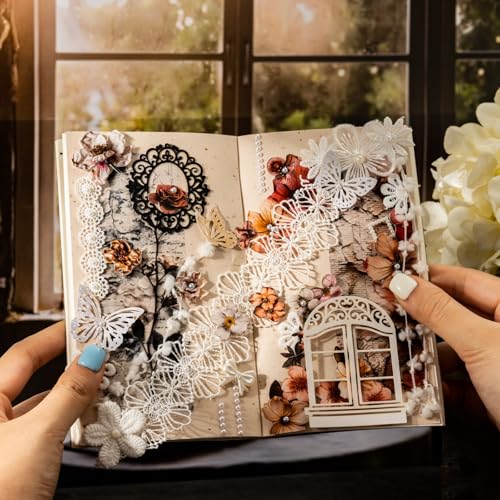 Vintage Floral Washi Tape Set (7 Count)