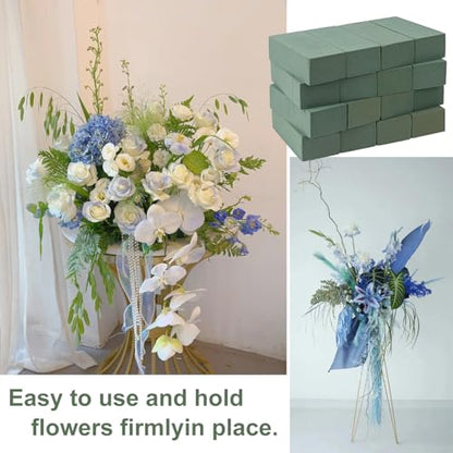 16 PCS Green Floral Foam Blocks