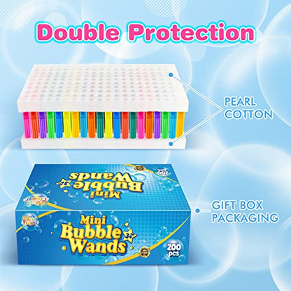 200 Pieces Mini Bubble Wands (200 Count)