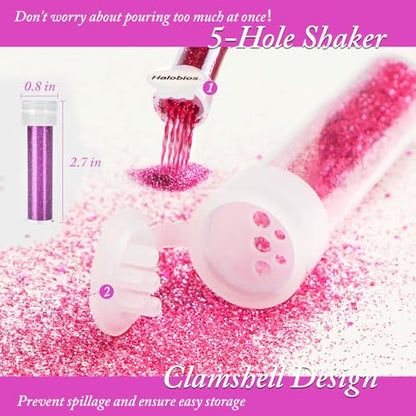 Glitter 48 Colors Fine Glitters for Resin (20 Ounce)