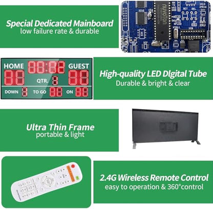 LED Wireless Football Scoreboard